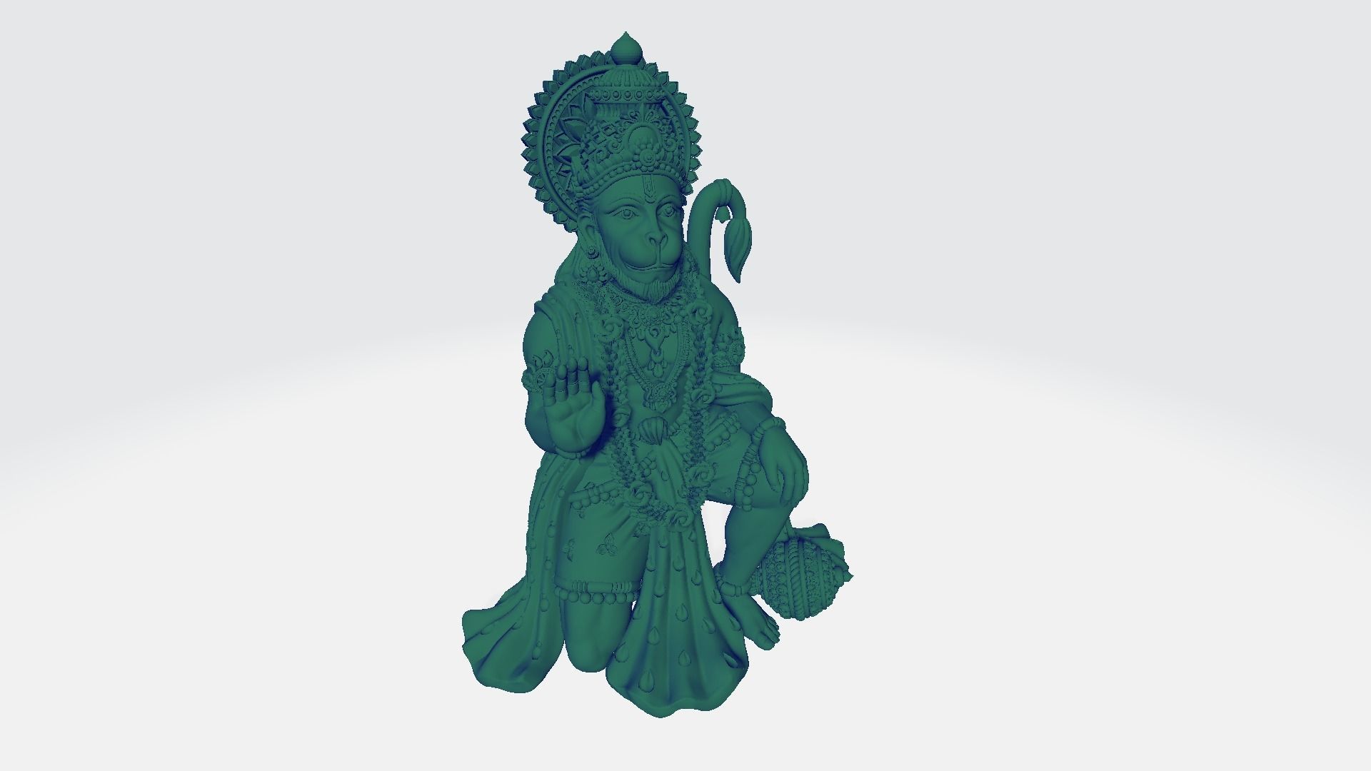  Hanuman ji Artwork-39 3D print model_2