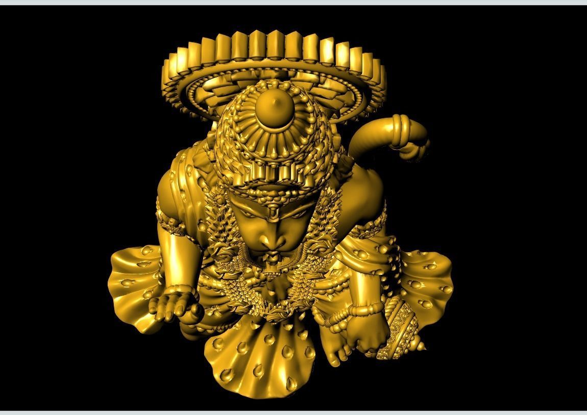  Hanuman ji Artwork-39 3D print model_9