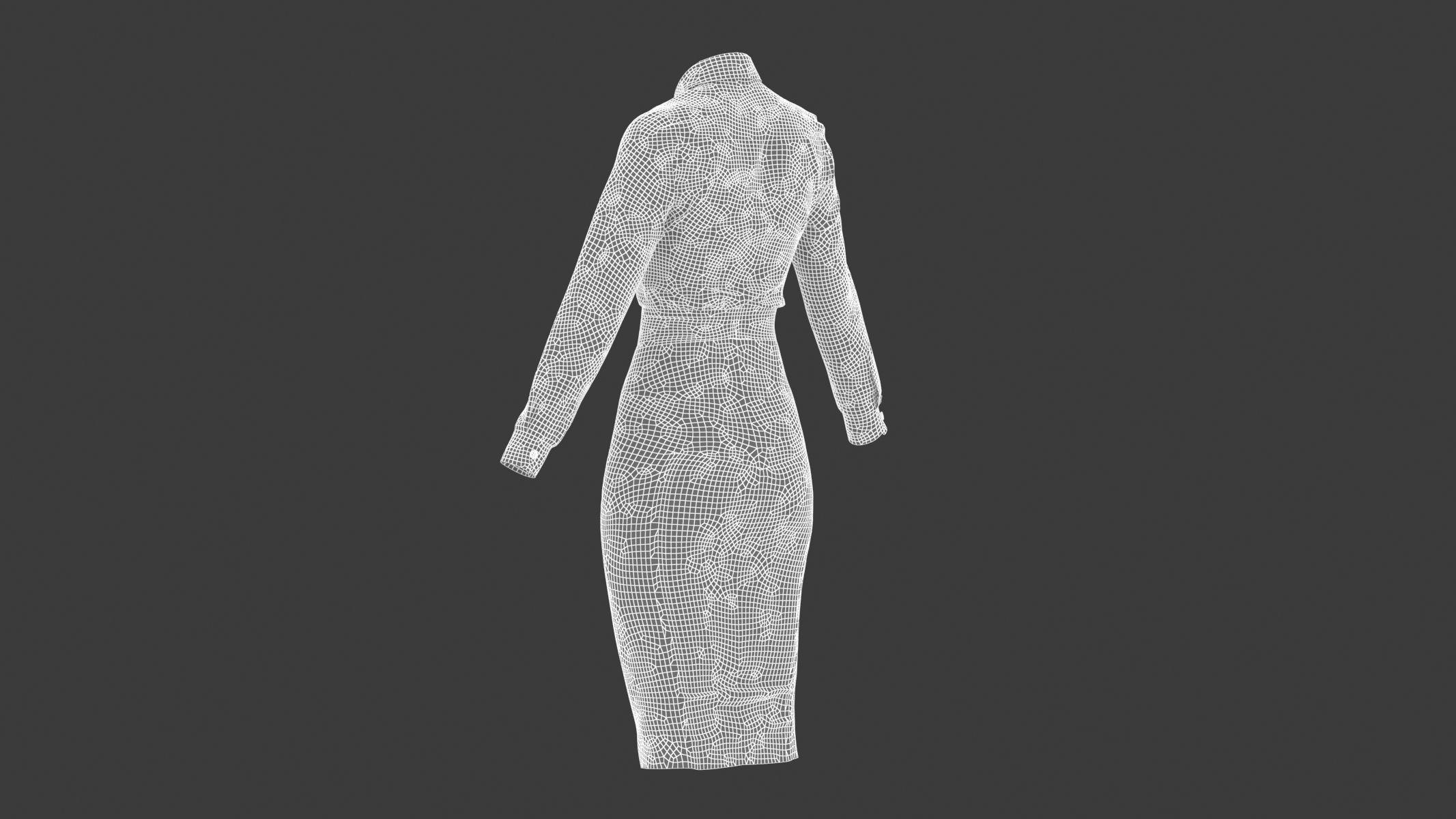 Woman Outfit 03 3D model_15