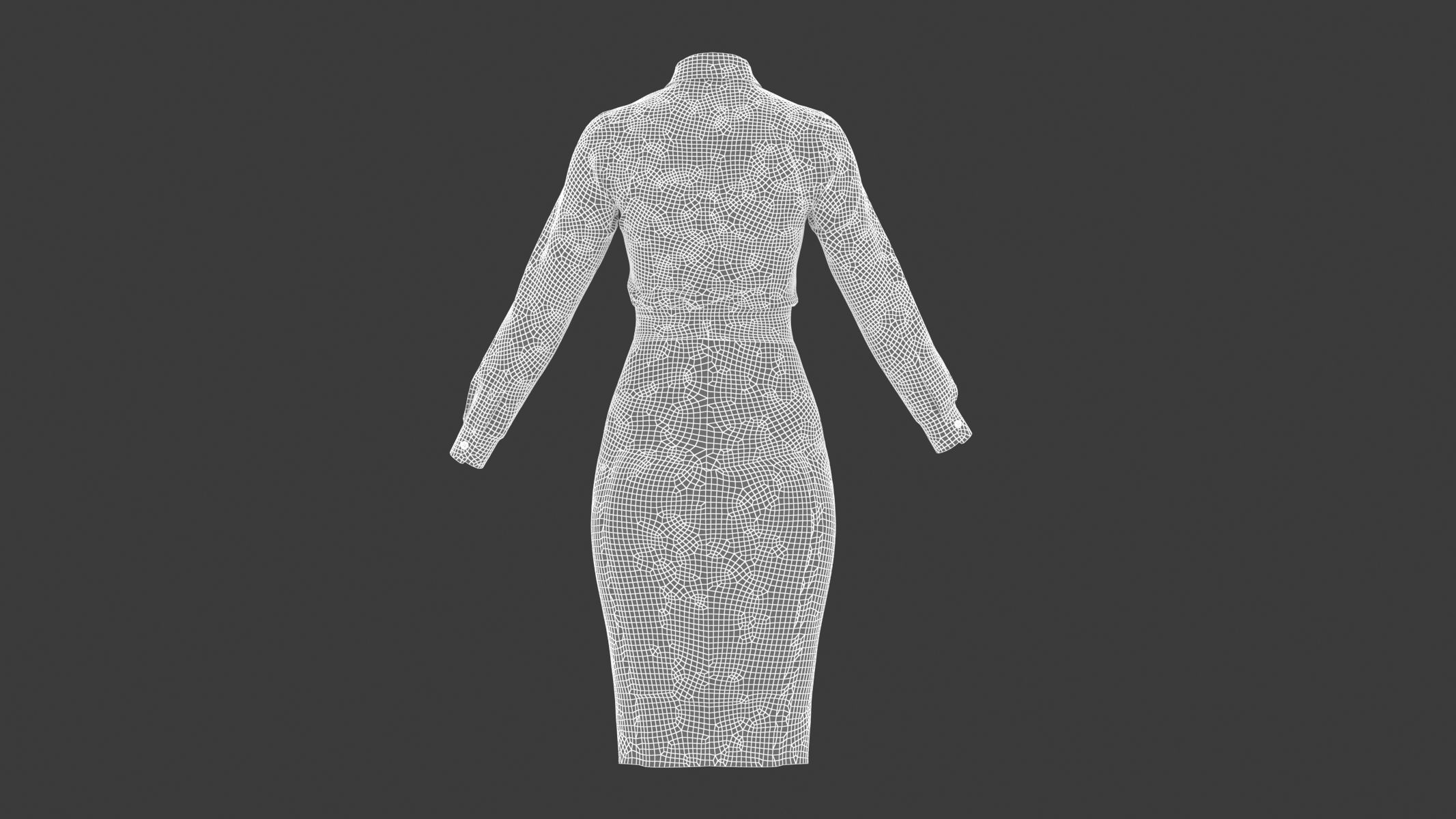 Woman Outfit 03 3D model_14