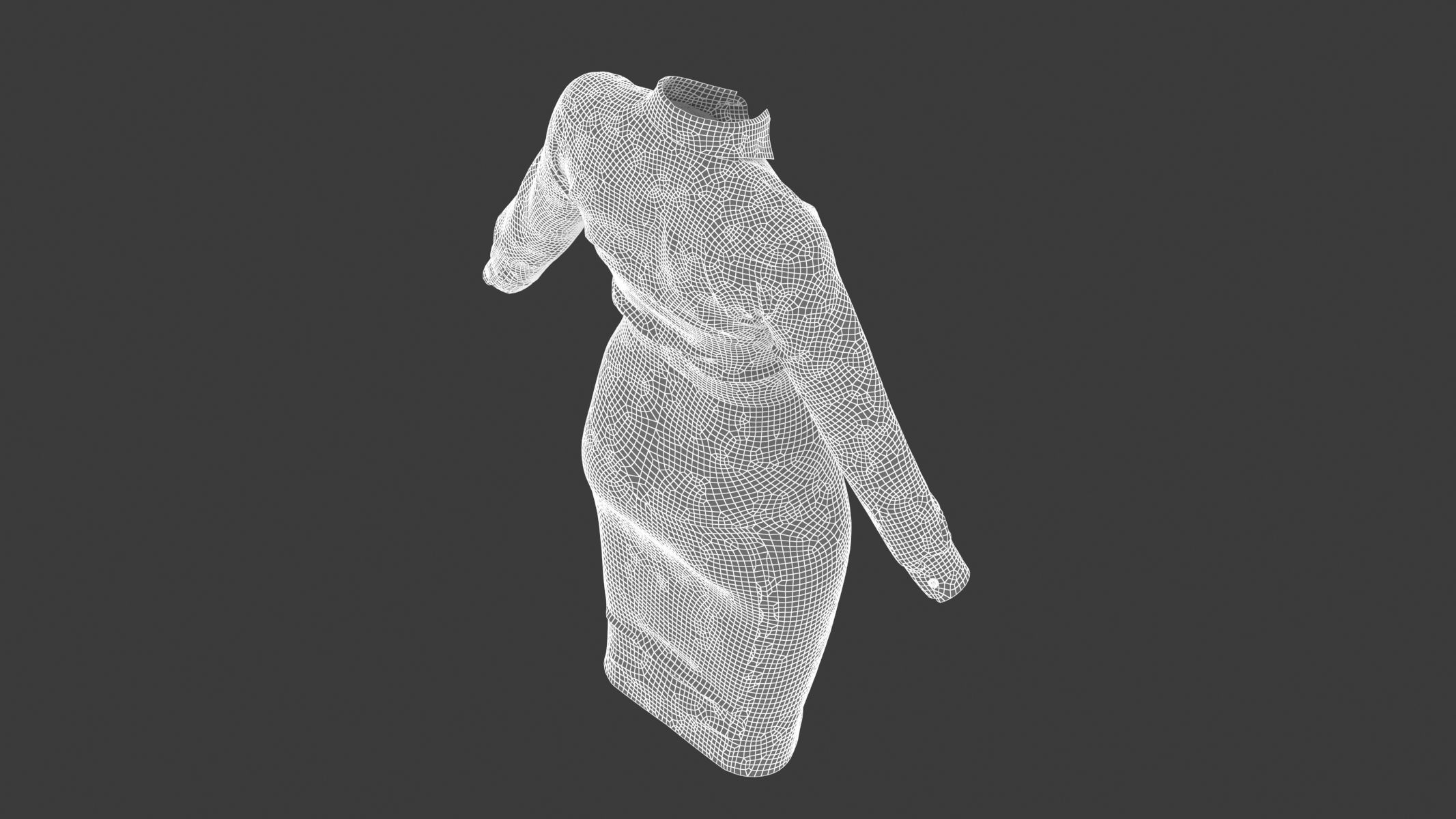 Woman Outfit 03 3D model_19