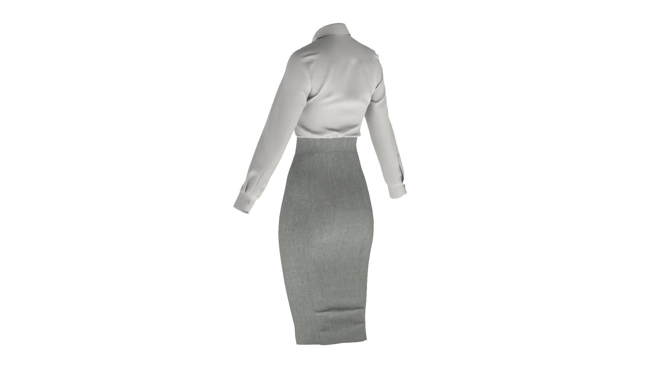 Woman Outfit 03 3D model_5