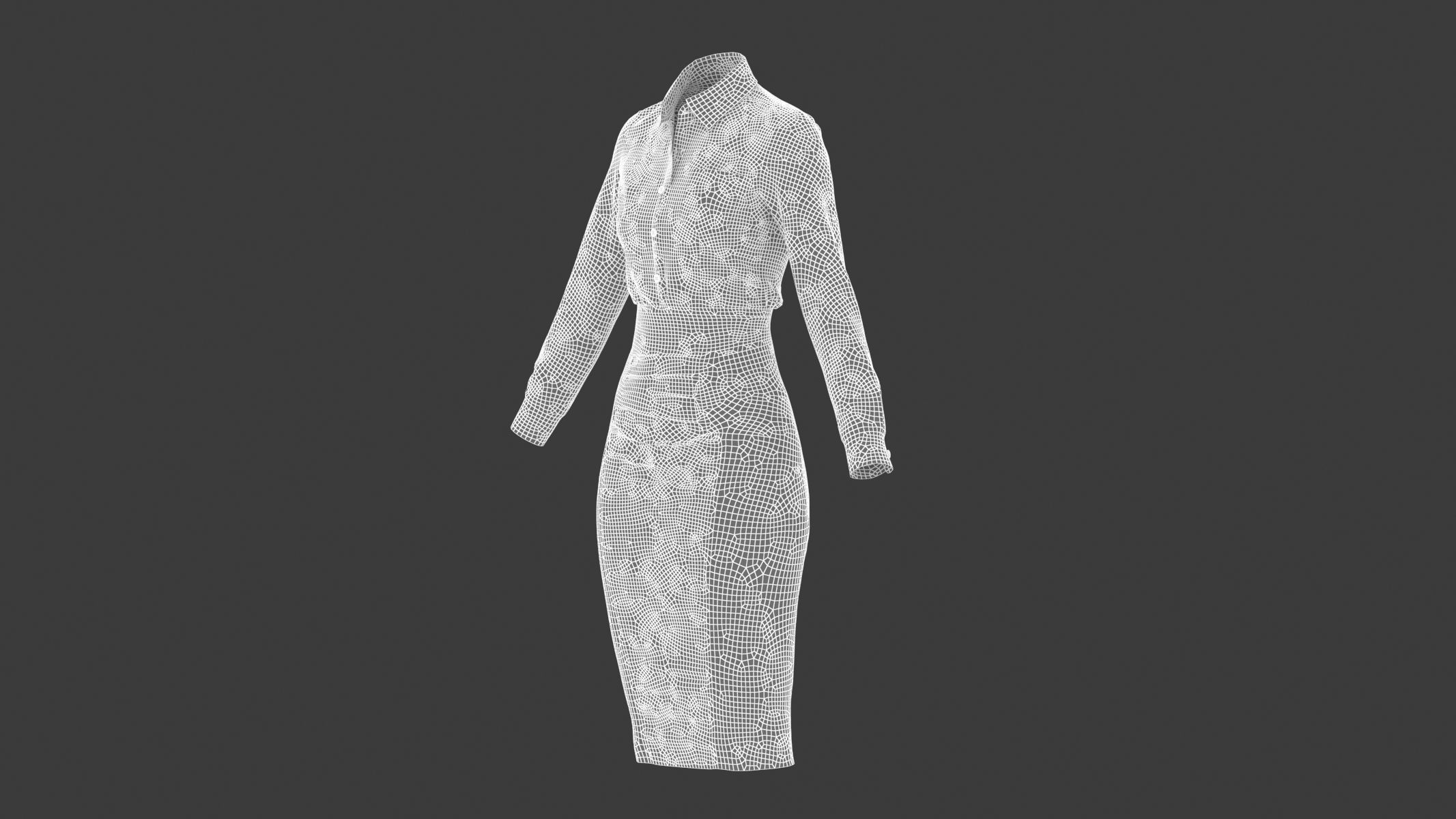 Woman Outfit 03 3D model_17