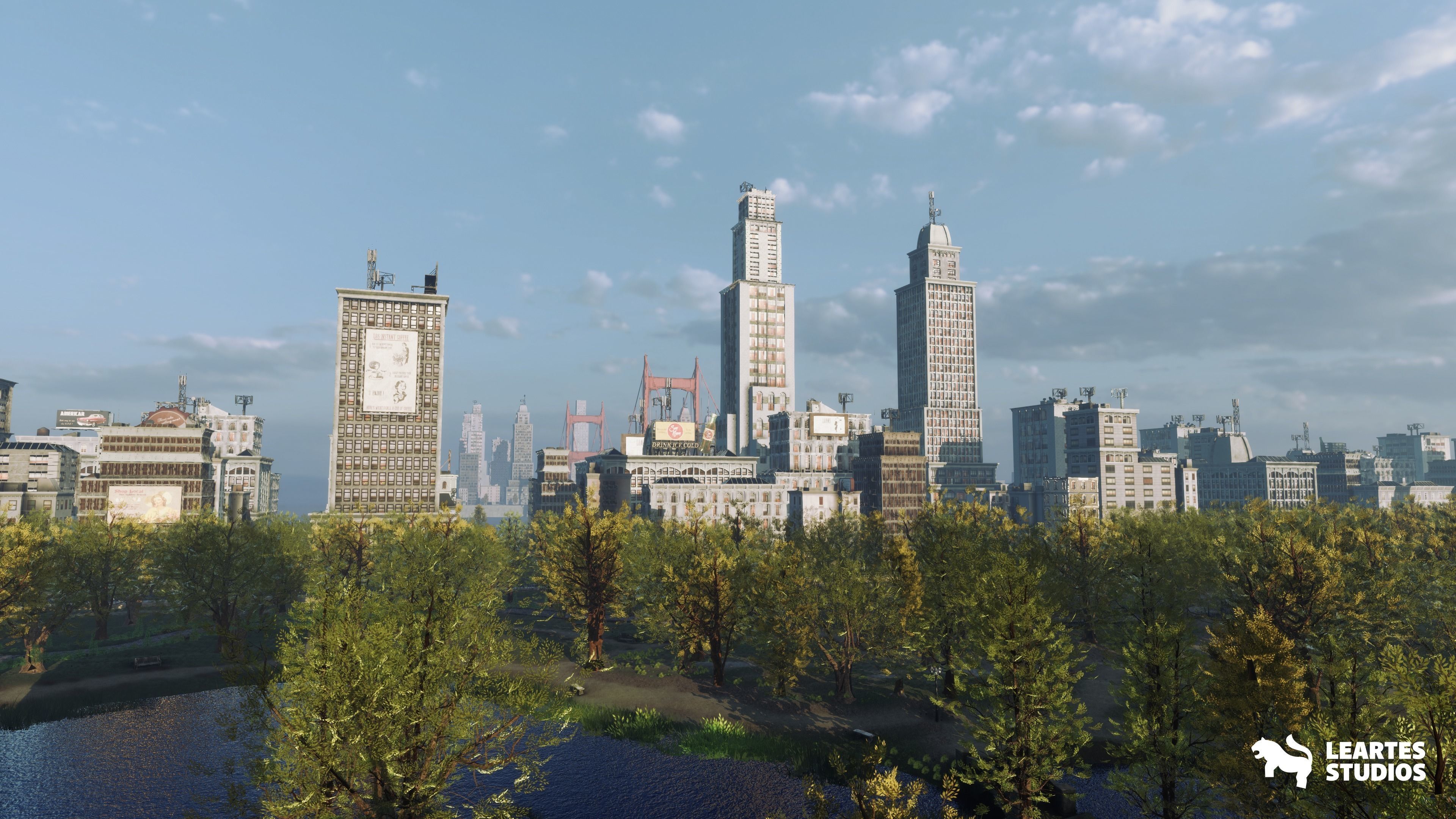 1950s NYC Environment Megapack Low-poly 3D model_4