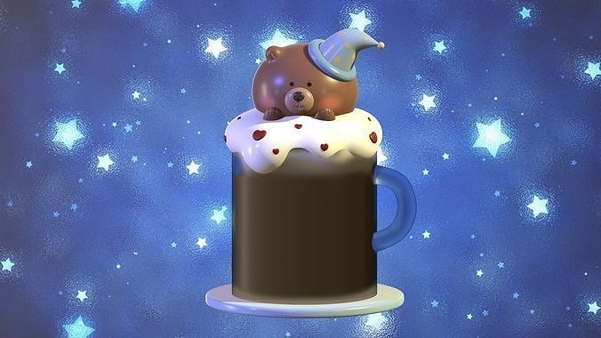 Bear chocolate  Free 3D print model