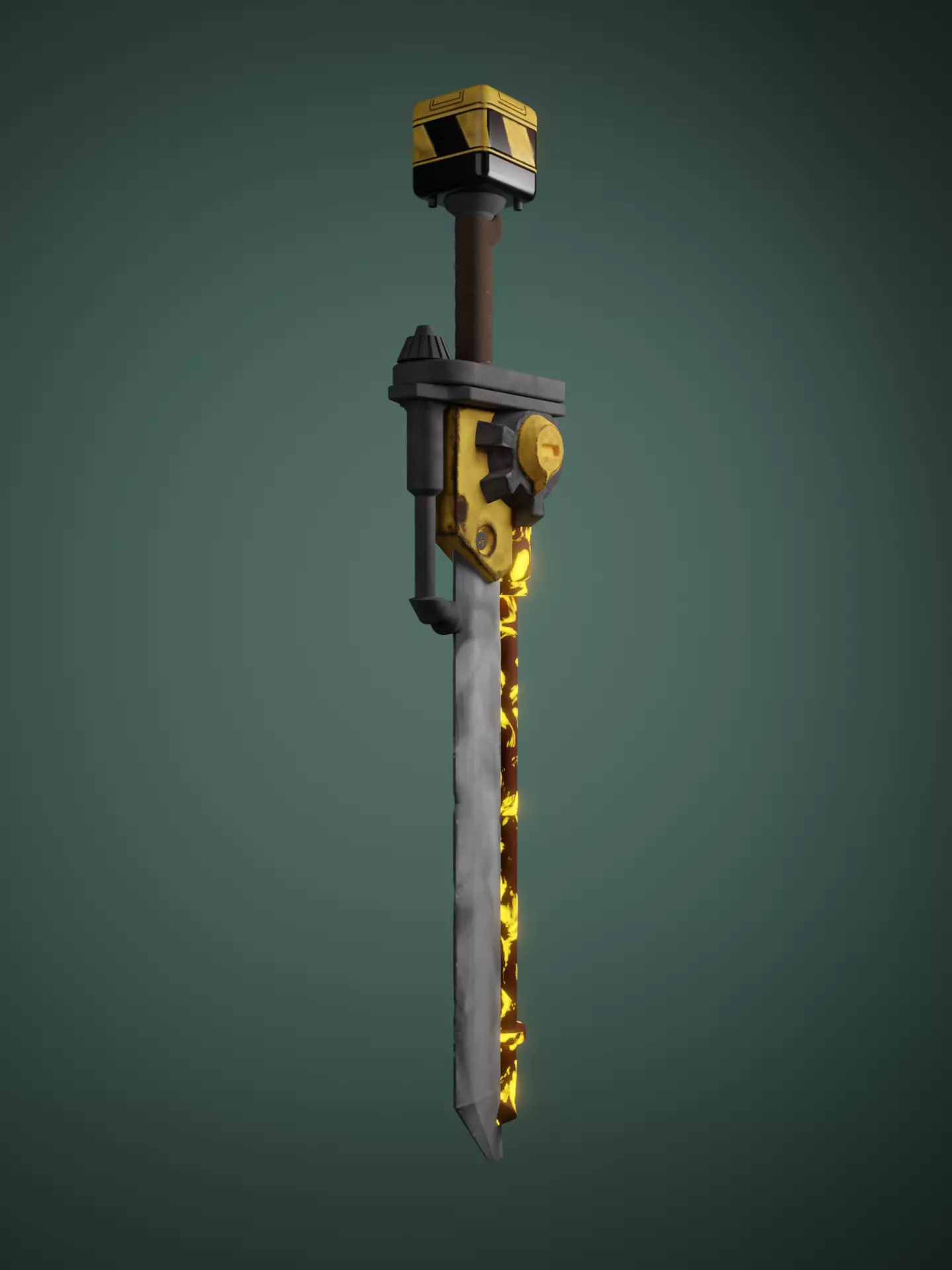 Metal Sword 3D model_0