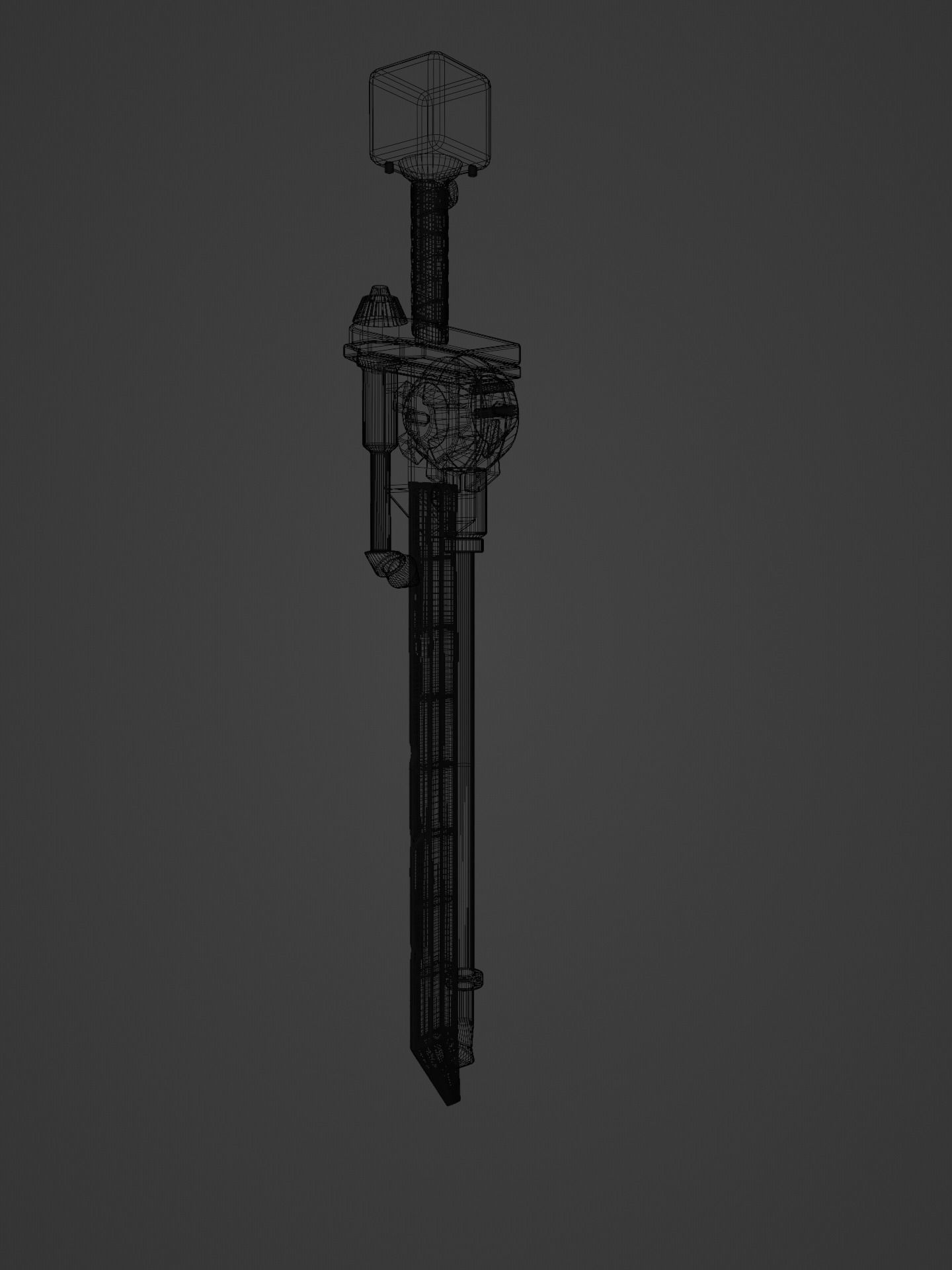 Metal Sword 3D model_5