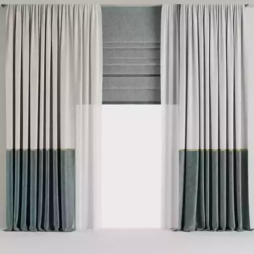 Curtain Set M30  3D model