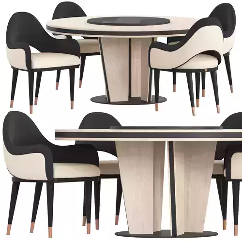 Sesto Senso Cprn Homood Table and Chair