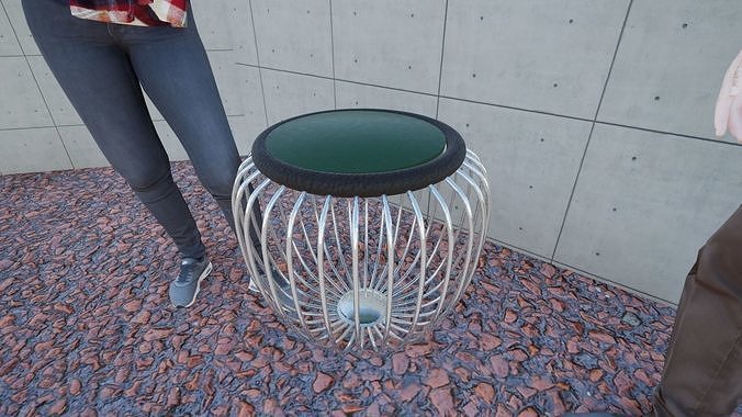 Grid Stool Free 3D print model