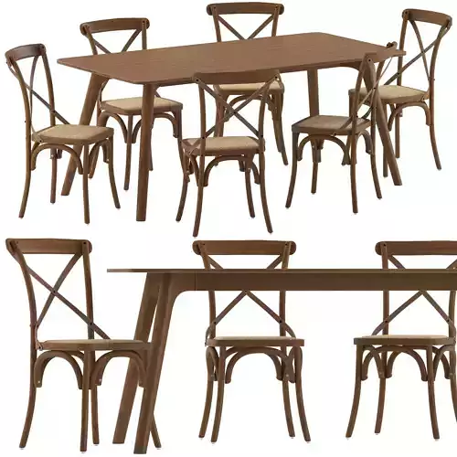 Silvie Chair and Innova Australia Kylie Cocoa Dining Table