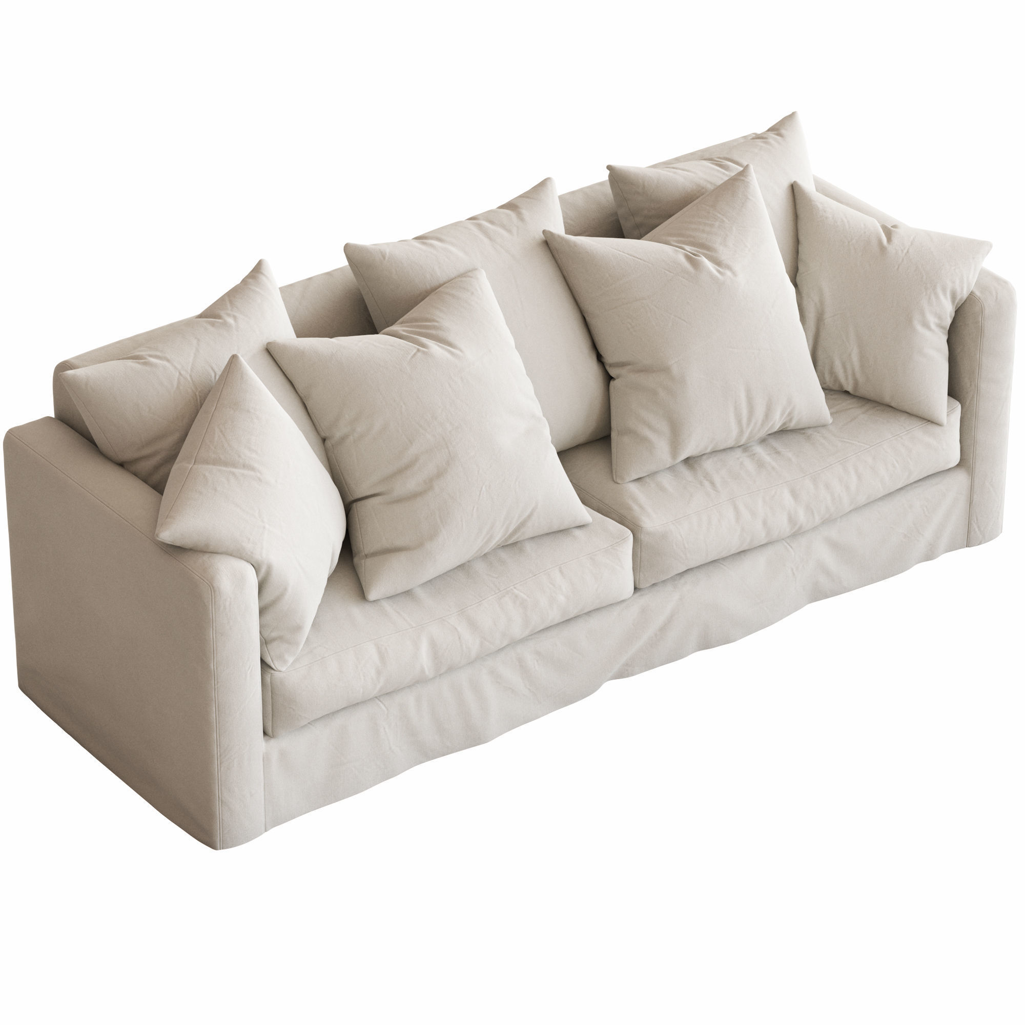 Sketch Sloopy Sofa 3D model_1
