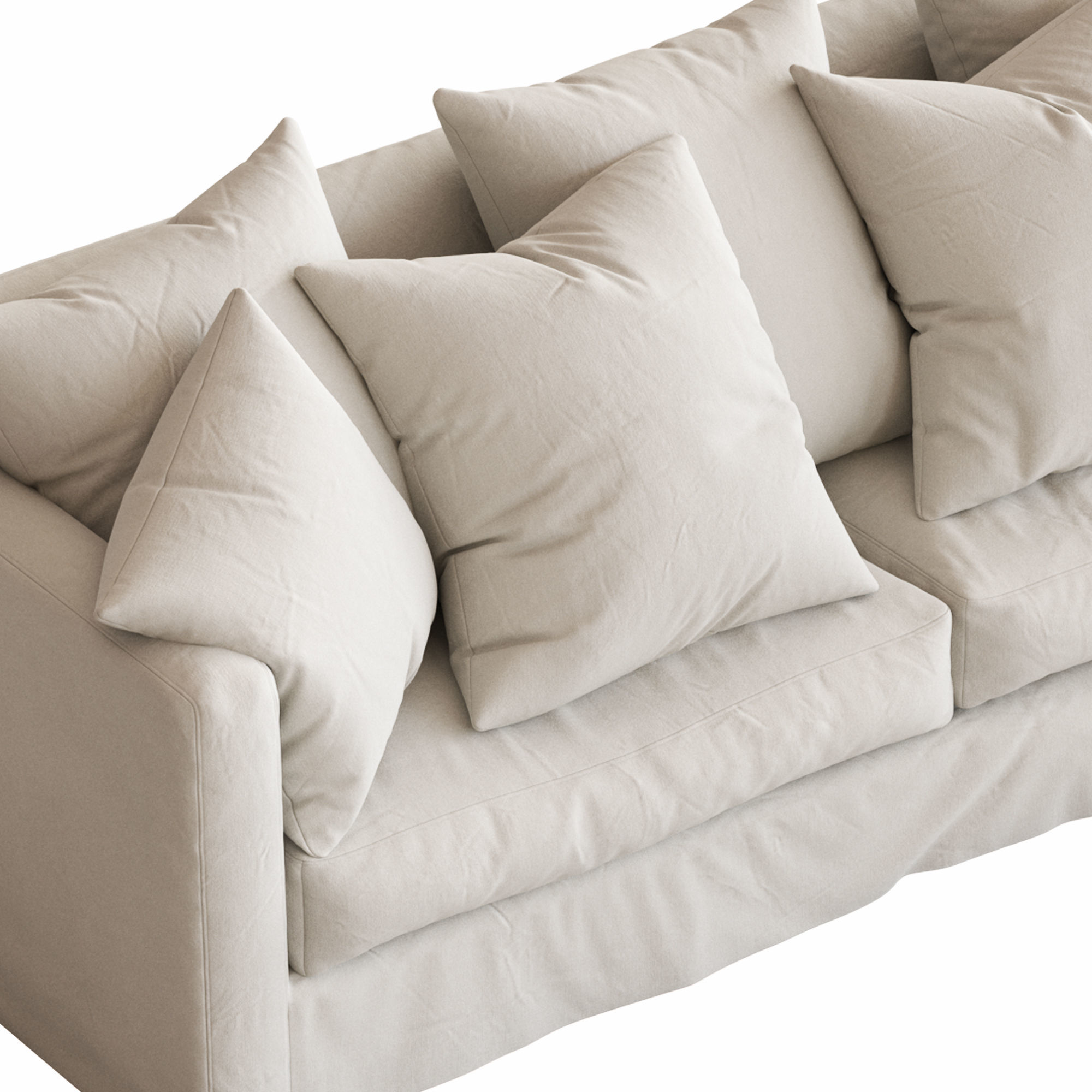 Sketch Sloopy Sofa 3D model_4