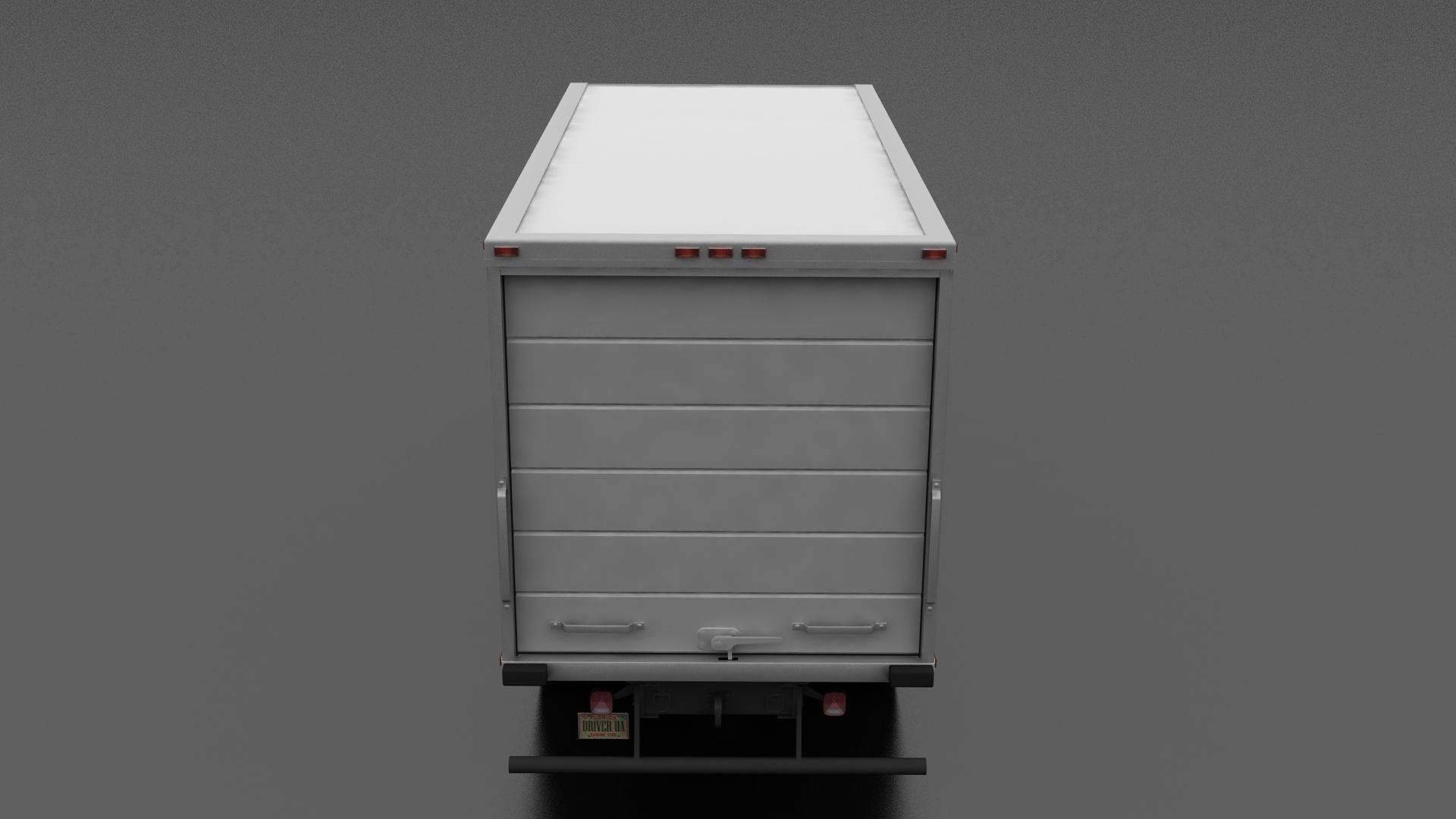 F-Series F-700 Box Truck 1995 Low-poly 3D model_3