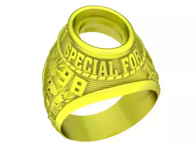 A4748 USA Army Men Ring
