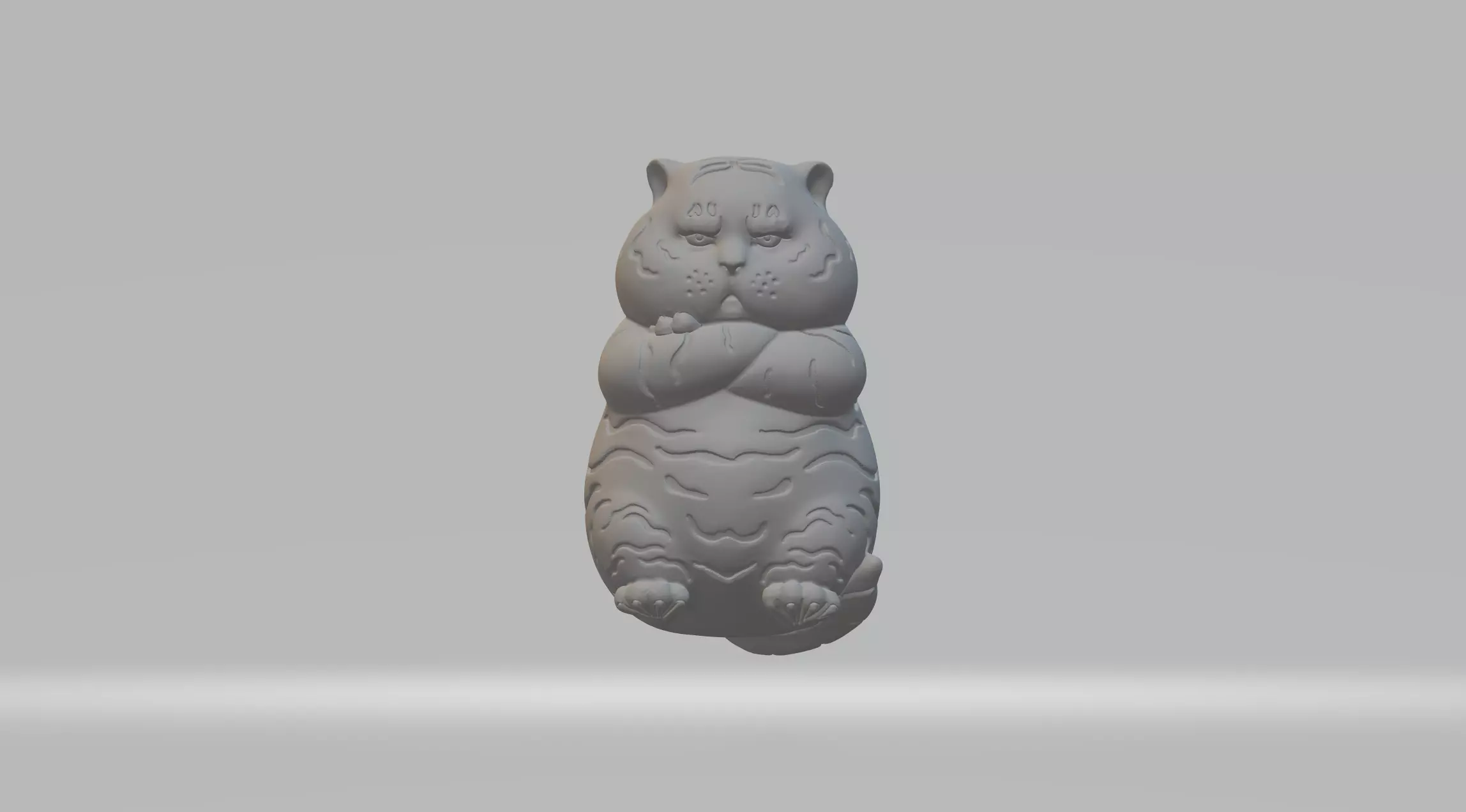 Little Tiger 3D print model_0