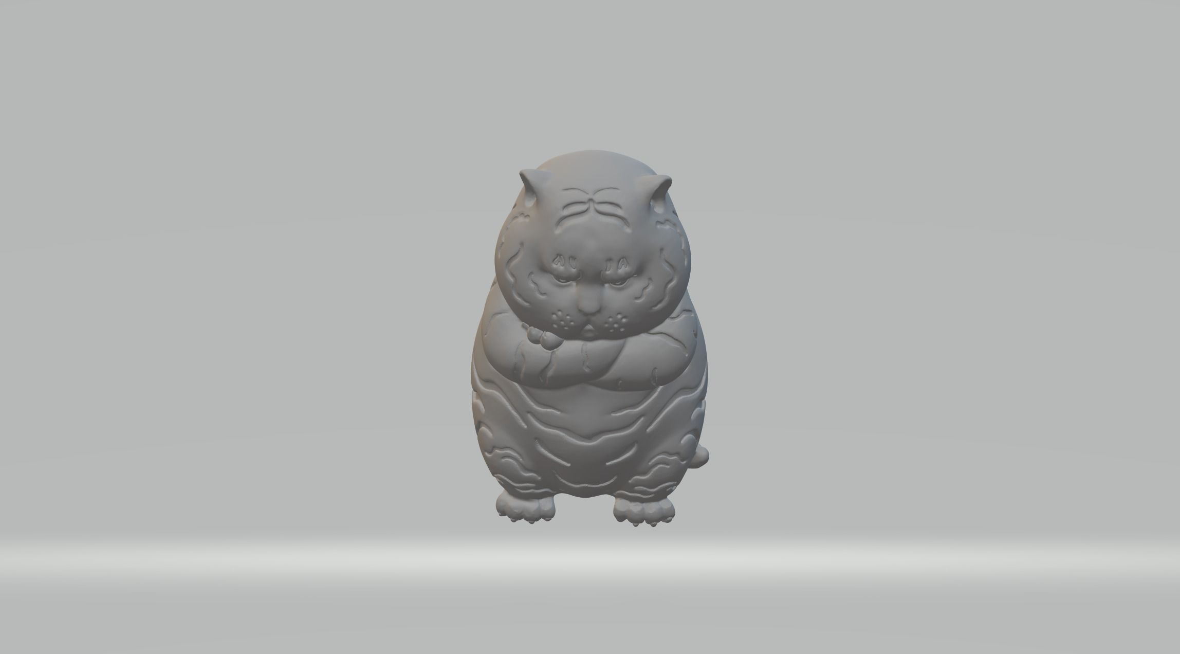 Little Tiger 3D print model_4