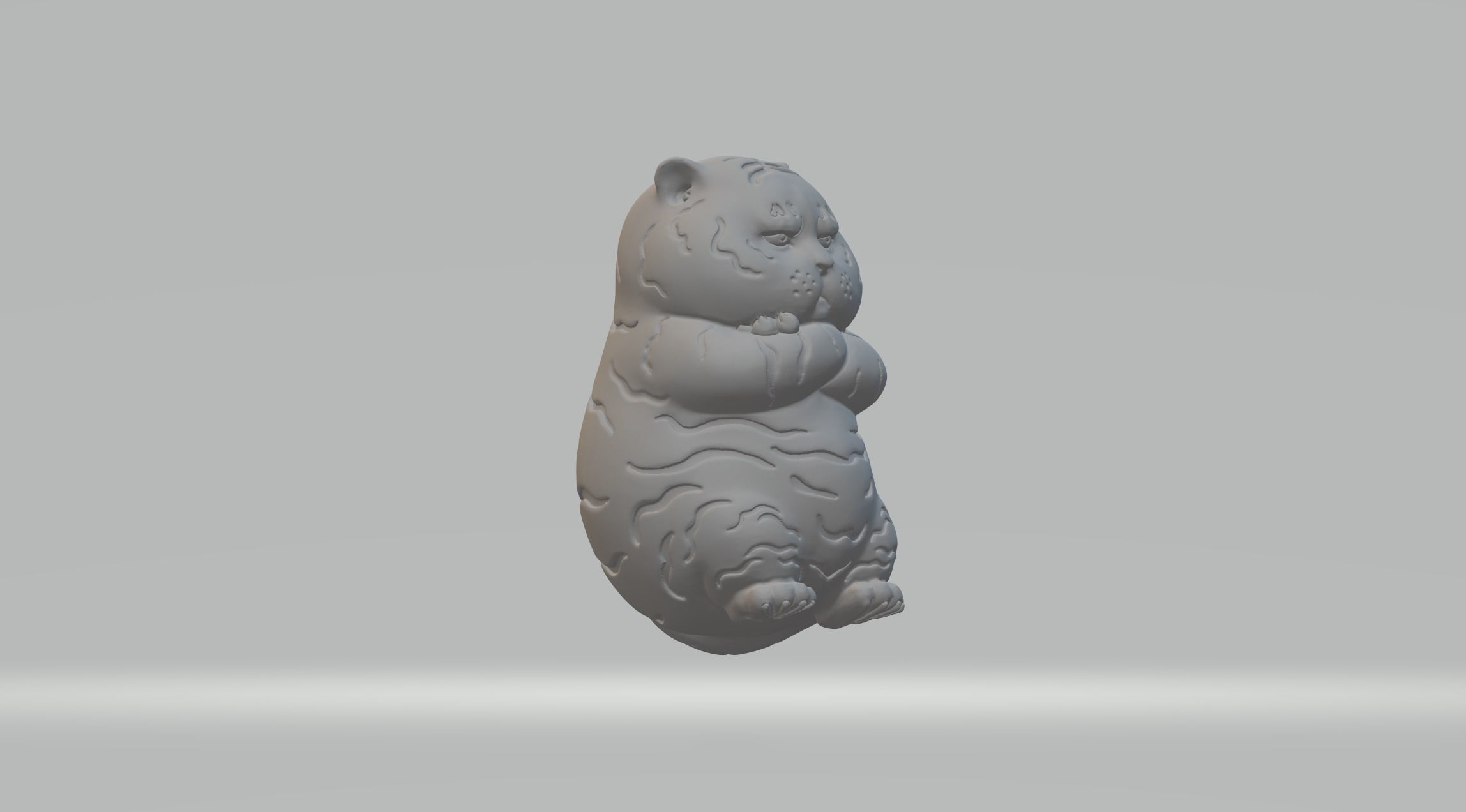 Little Tiger 3D print model_3