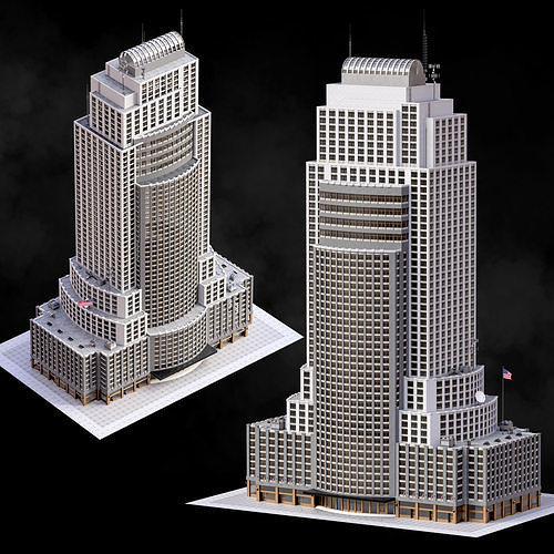Building01-NYC Style Low-poly 3D model