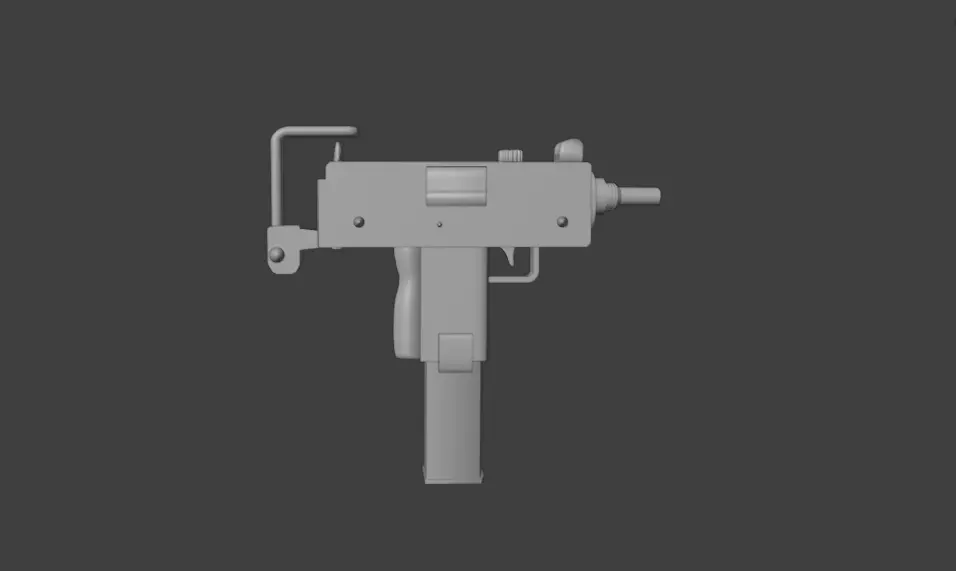 UZI  3d model 3D model_0