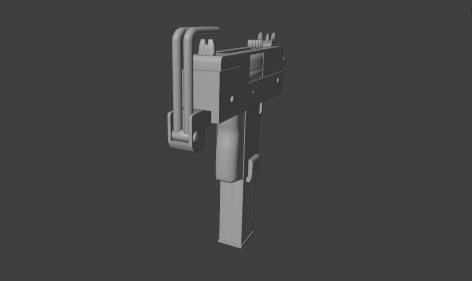UZI  3d model 3D model_3