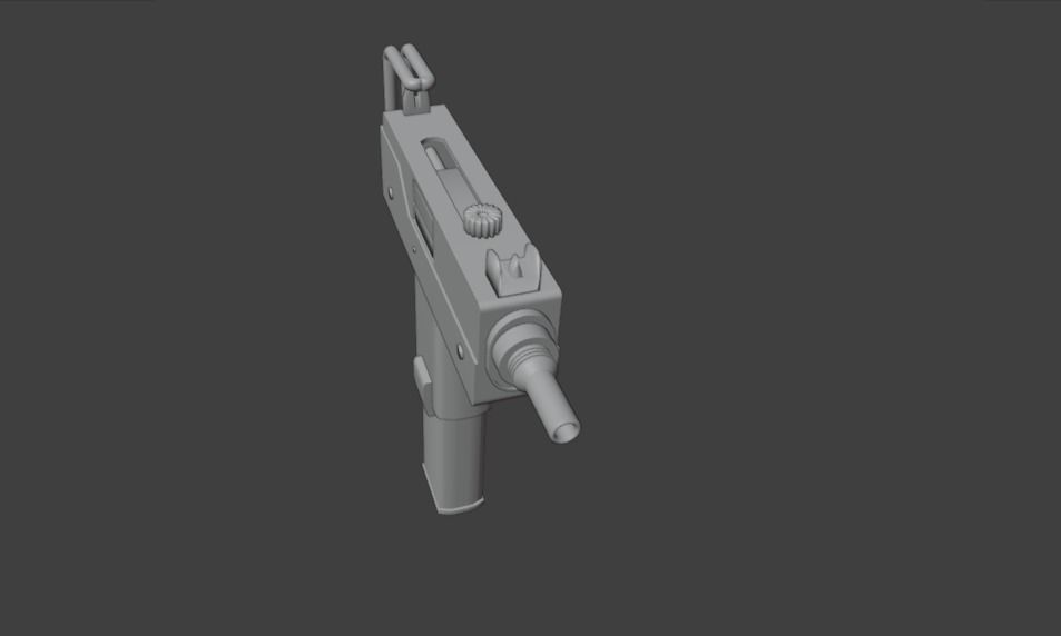 UZI  3d model 3D model_2