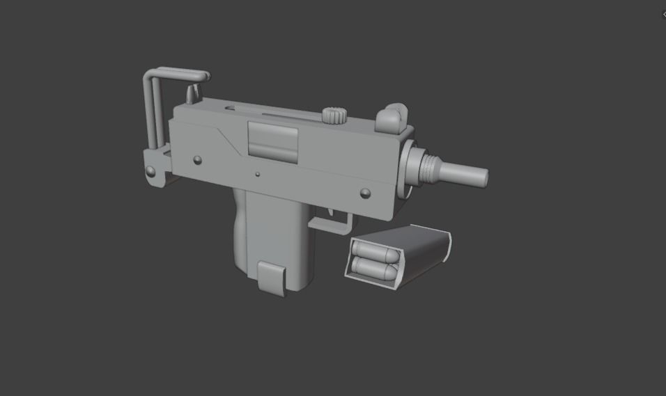 UZI  3d model 3D model_4
