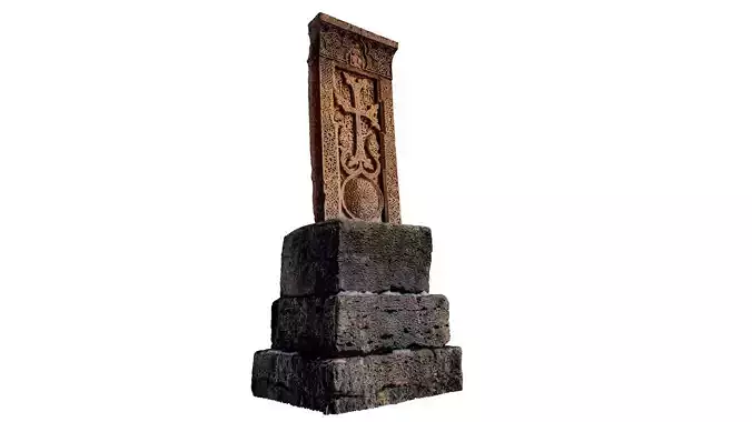 Tomb cross stone