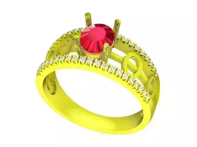 5180 fashion diamond women ring 