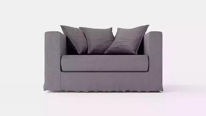 Le Grand Air Loveseat Cotton - Grey