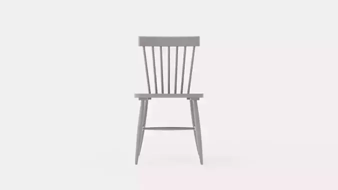 Wood H17 Cane chair - Grey-green