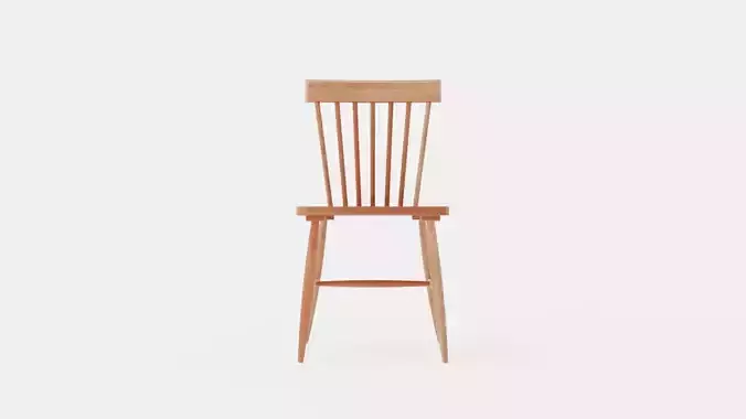 Wood H17 Cane chair - Oak