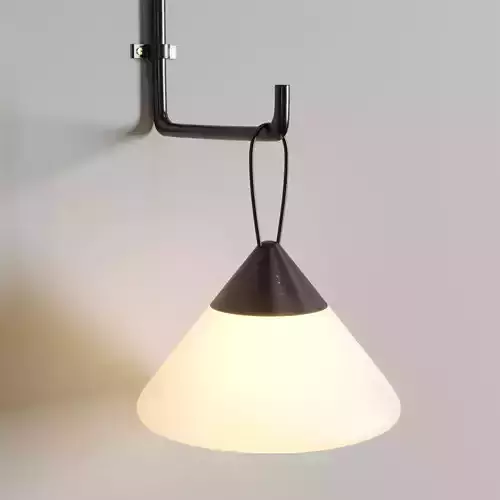 mikono modular wall light secne Low-poly 3D model