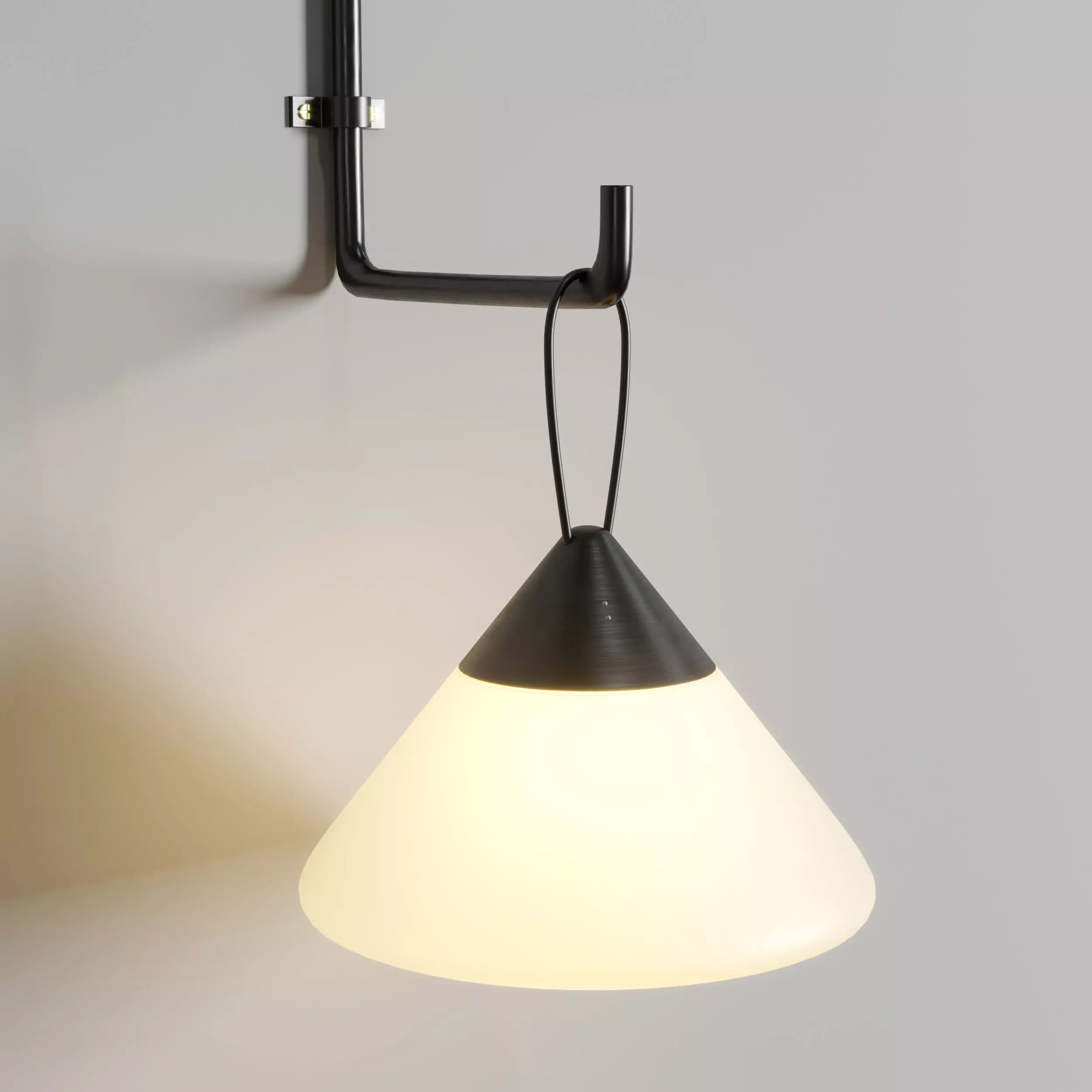 mikono modular wall light secne Low-poly 3D model_0