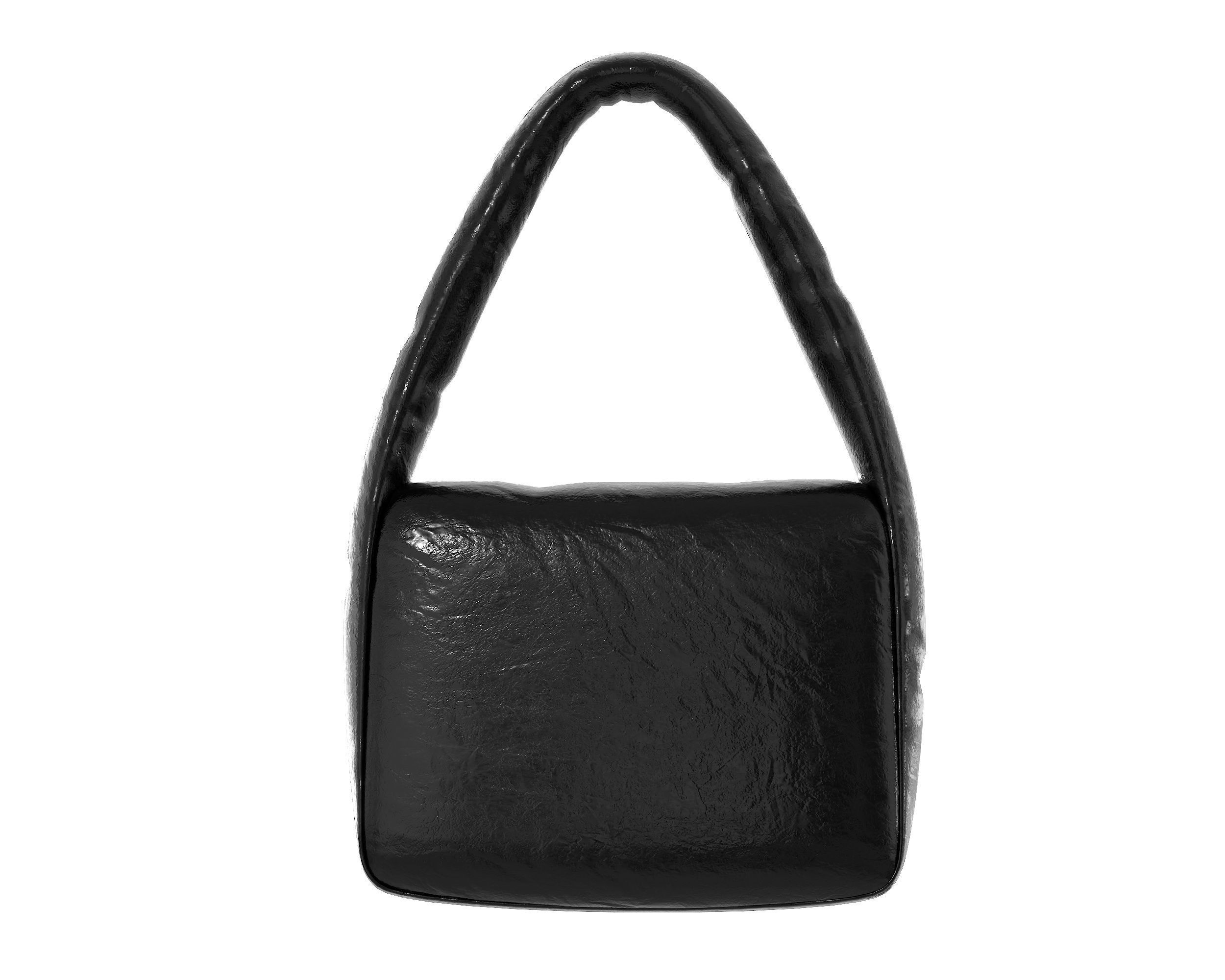 Balenciaga Monaco Small Sling Bag Black Low-poly 3D model_6