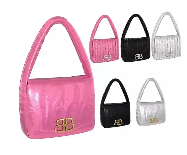 Balenciaga Monaco Small Sling Bag 3D Model Collection Balenciaga Monaco Small Sling Bag 3D Model Collection