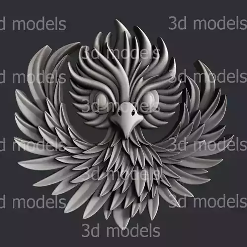 3d STL models for CNC router or 3dprinter Phoenix P497