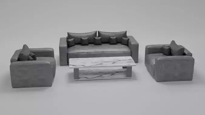 sofa and table
