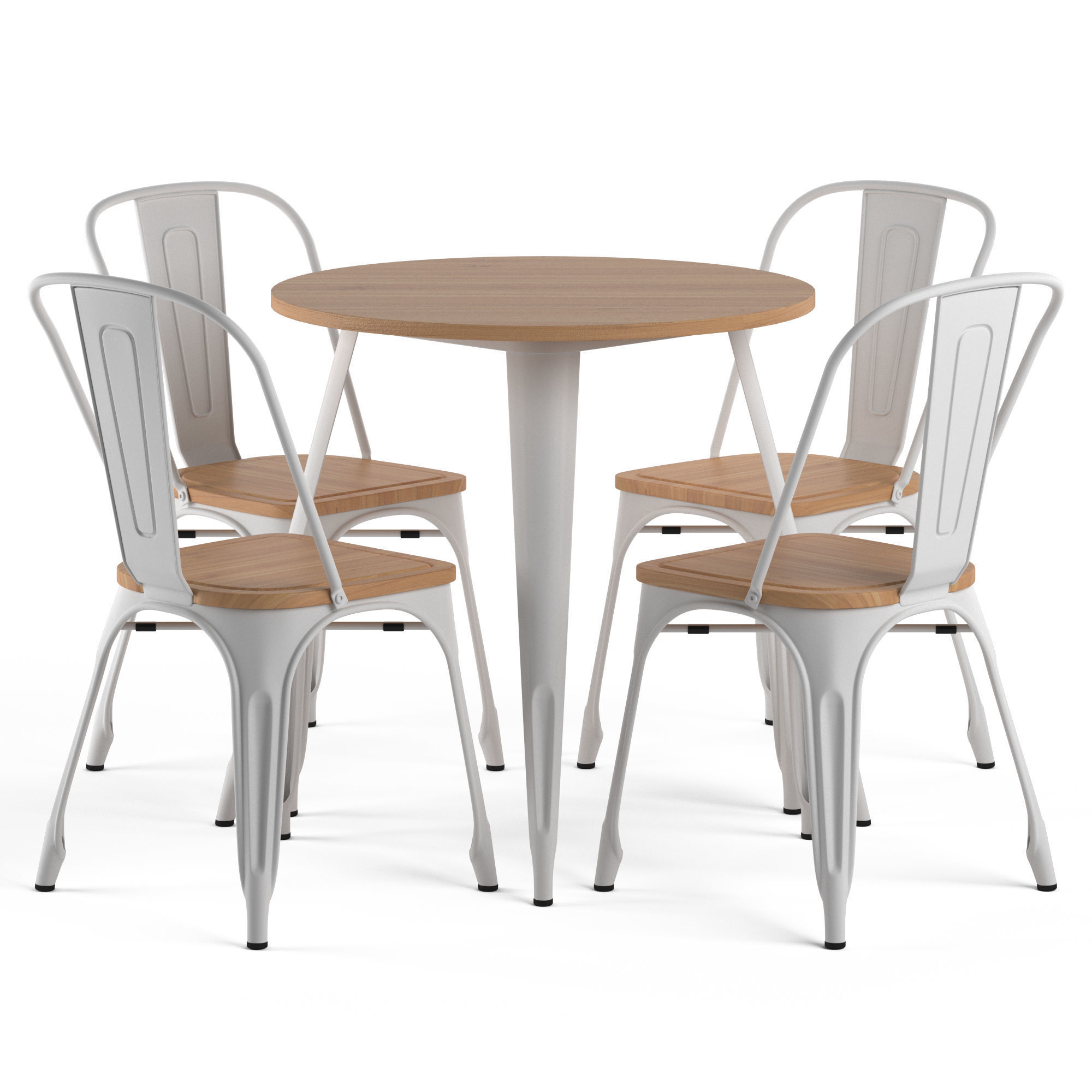 TOLIX chairs and tables 3D model_4