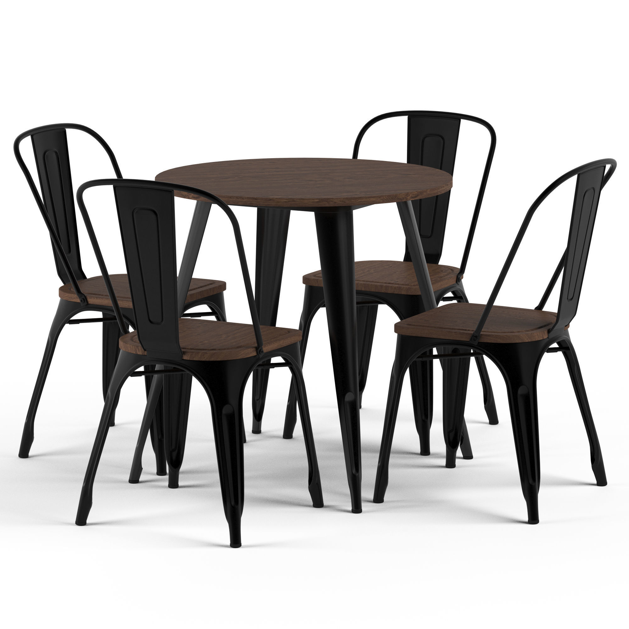 TOLIX chairs and tables 3D model_3
