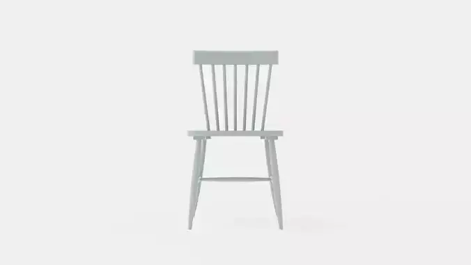 Wood H17 Cane chair - Grey-green