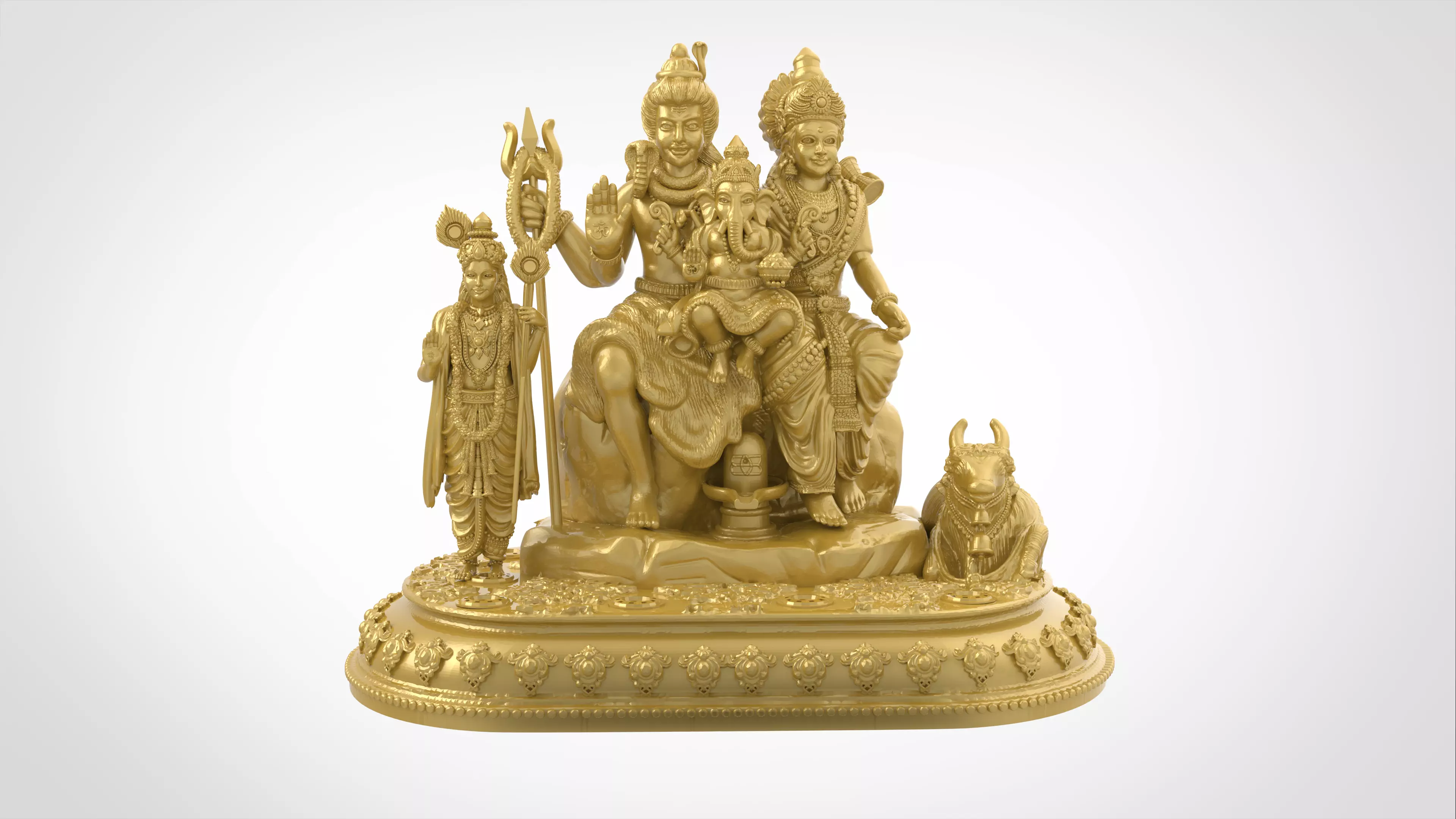 Shiva Family Artwork-40 3D print model