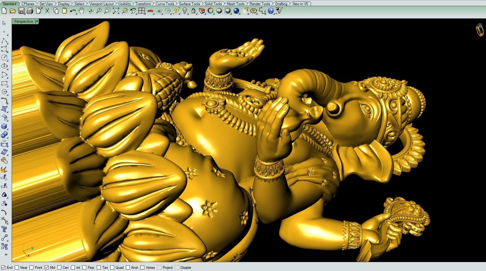3D-Ganesha Artwork-41 3D print model_9