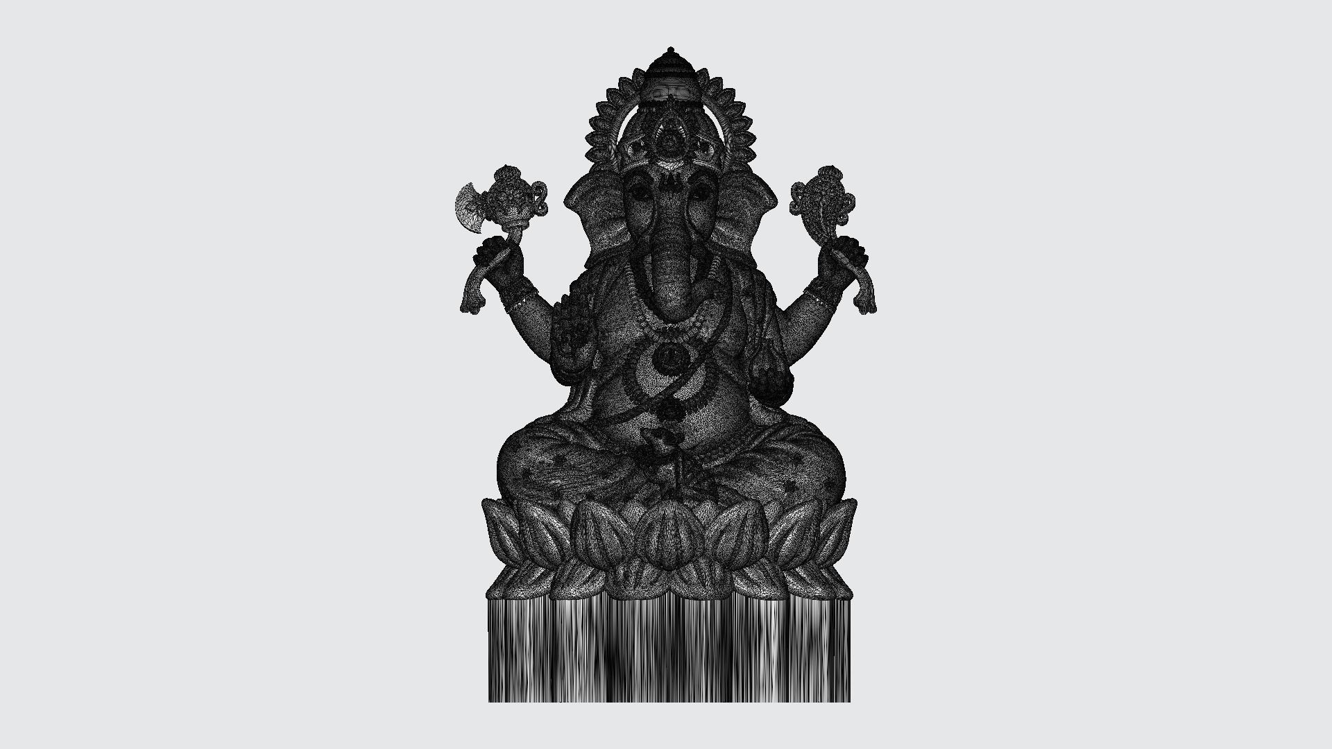 3D-Ganesha Artwork-41 3D print model_3