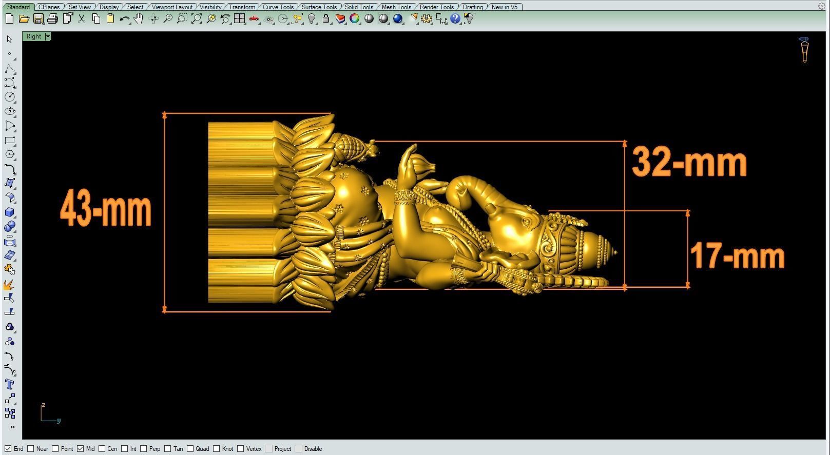 3D-Ganesha Artwork-41 3D print model_7