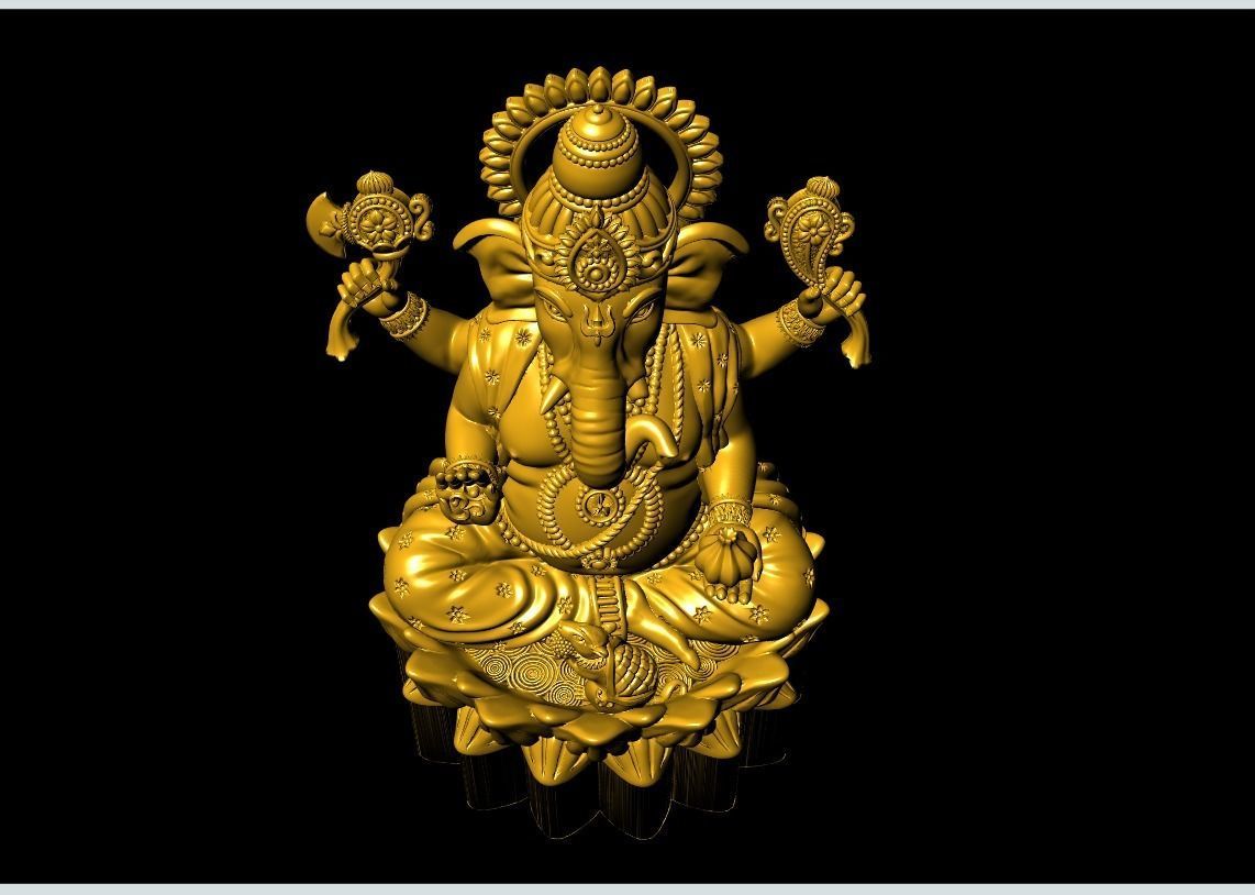 3D-Ganesha Artwork-41 3D print model_11