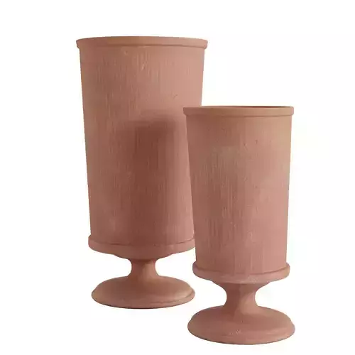 Denslow Weathered Metal Vase Collection