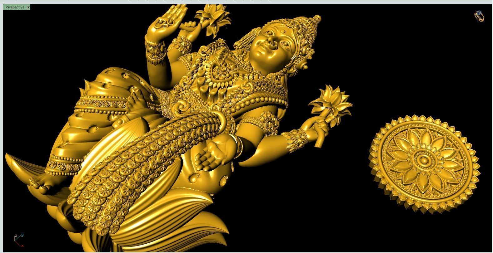 Lakshmi mata Artwork-43 3D print model_5