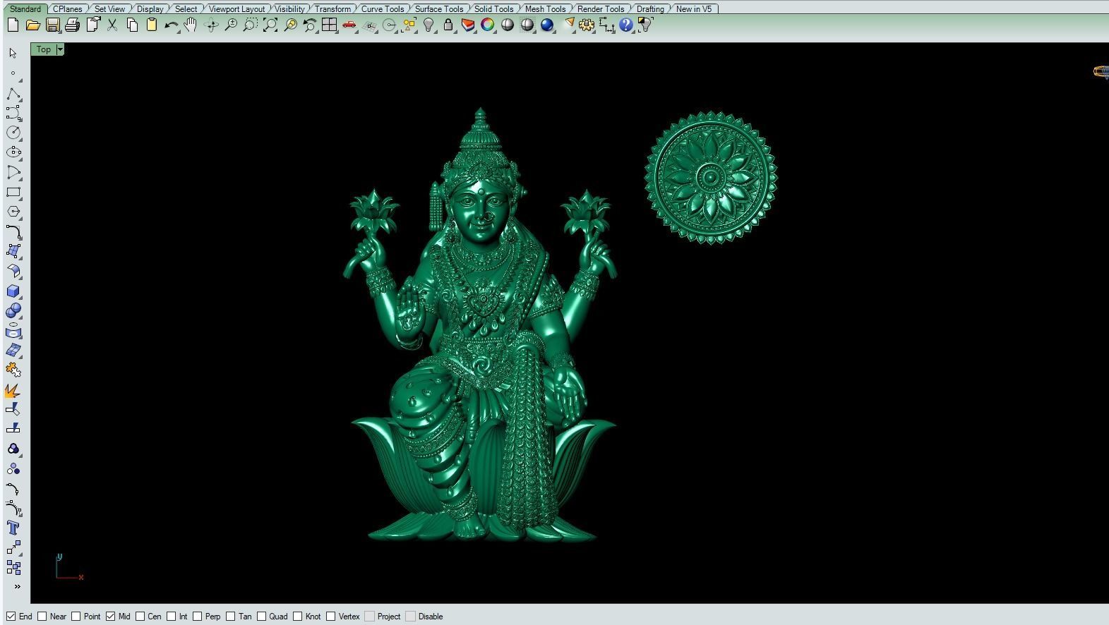 Lakshmi mata Artwork-43 3D print model_15