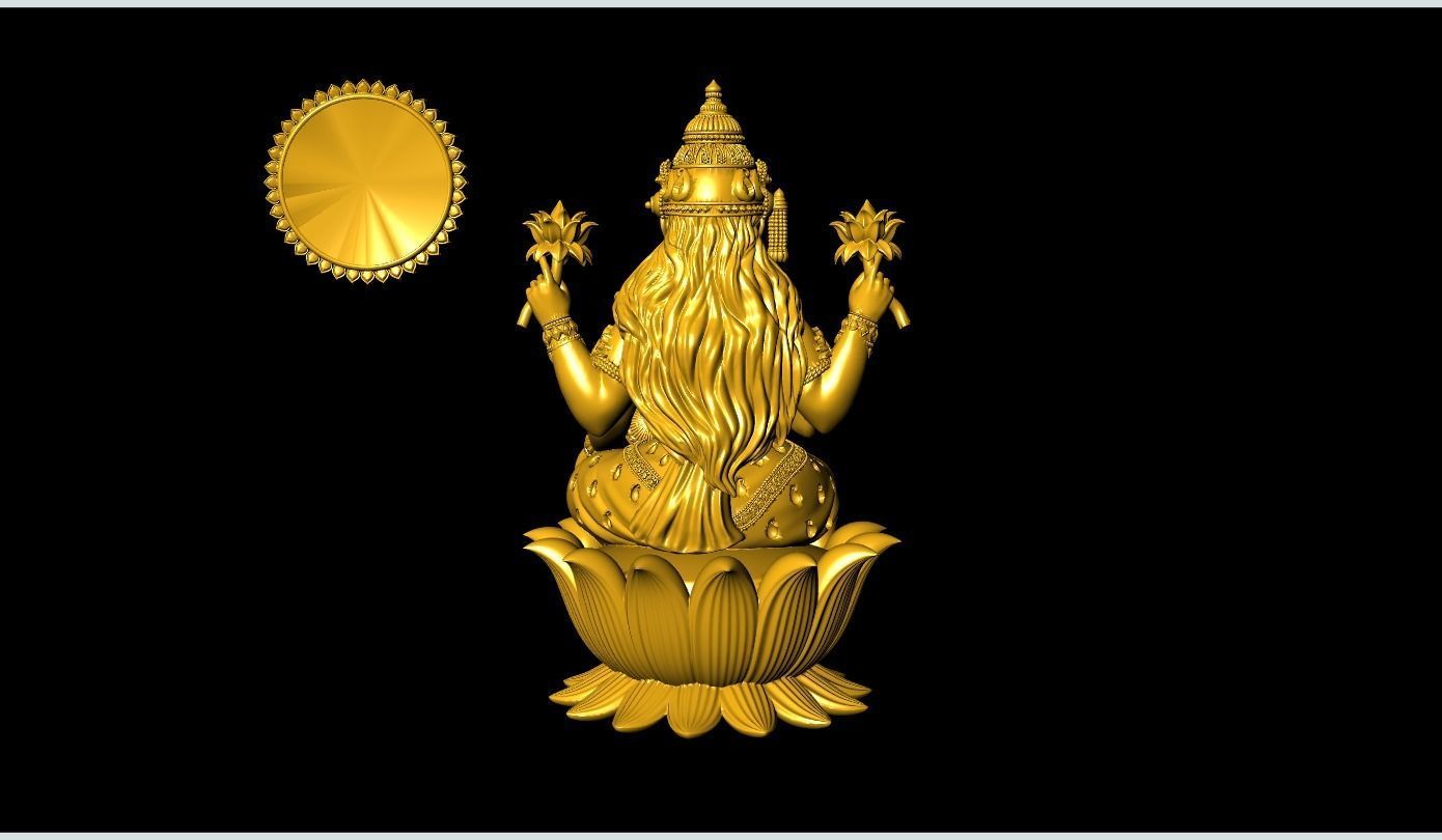 Lakshmi mata Artwork-43 3D print model_3